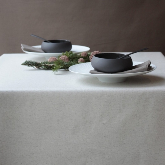 FLEUR DE SOLEIL OEKO TEX BAUMWOLLE METERWARE EINFARBIGE LEINEN/BAUMWOLLE