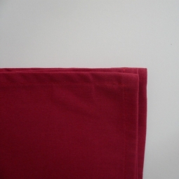4 Serviettes Uni Rouge