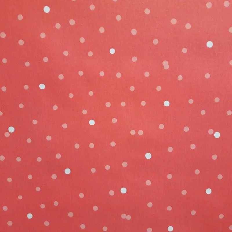 TESSUTI ANTIMACHIA 50X80CM Confettis Corallo Rosa