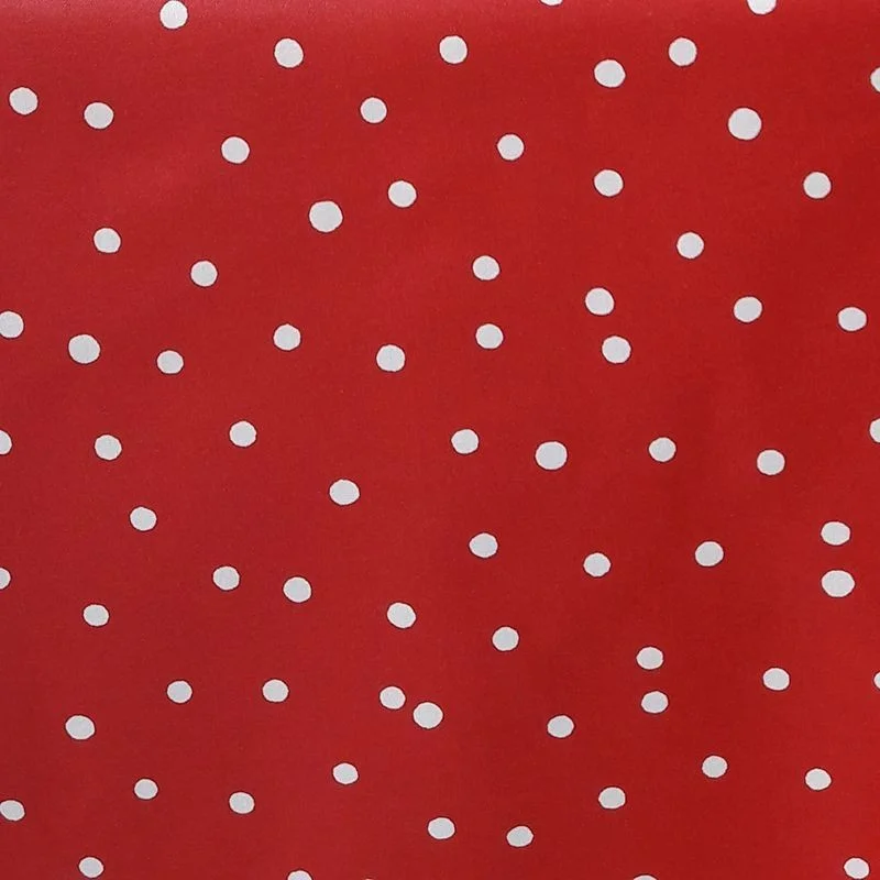 Coupon en coton 50x80cm Confettis rouge