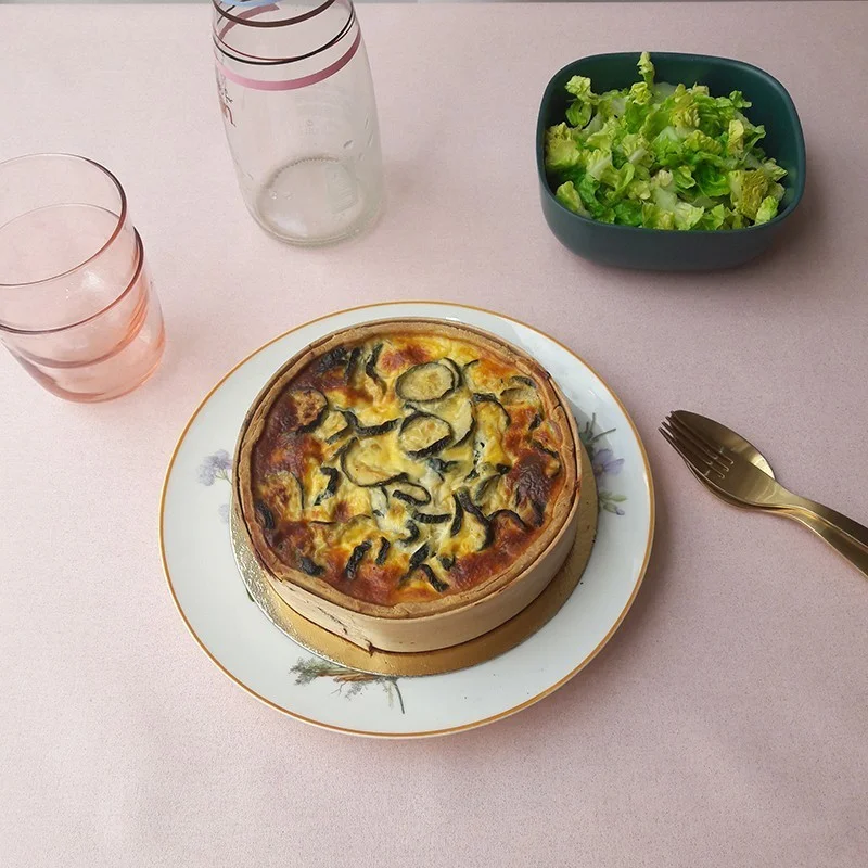 Nappe enduite Pailletée rose