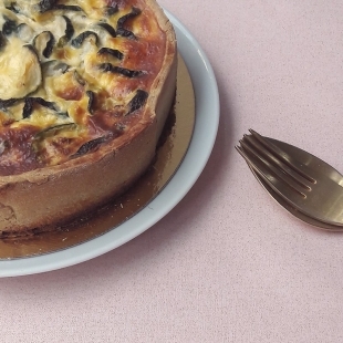 Nappe enduite Pailletée rose