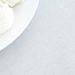 Wipe clean tablecloth Plain pastel grey round or oval