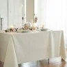 Wipe clean tablecloth Golden sequined round or oval