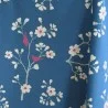 Wipe clean tablecloth peacock blue