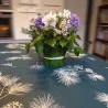 Tischdecke abwaschbar Tannenzapfen Grün - Fleur de Soleil