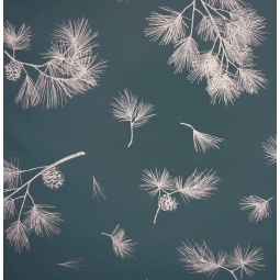 Wipe clean fabric PINE TREE GREEN