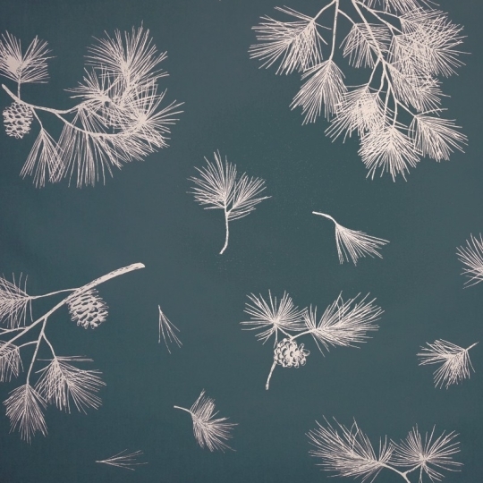 TESSUTO IMPERMEABILE AL METRO PIGNA VERDE - Fleur de Soleil