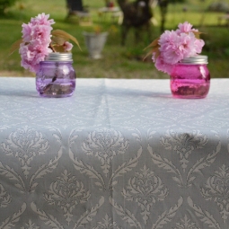 Wipe clean tablecloth Reflection turquoise