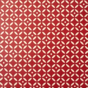 Tovaglia rossa Antimacchia Mosaico - Fleur de Soleil