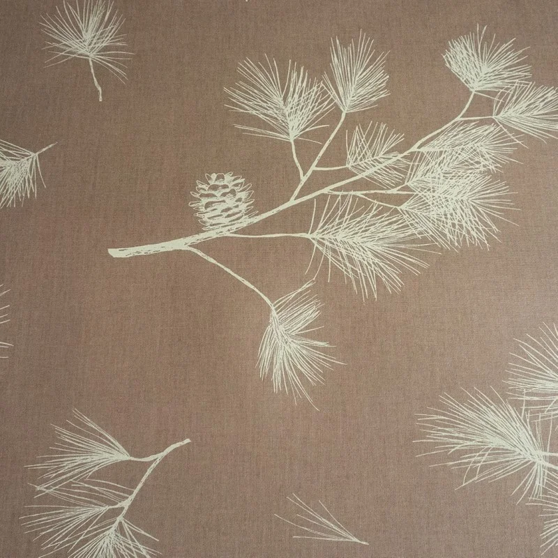 Nappe enduite ronde ou ovale Pin Beige