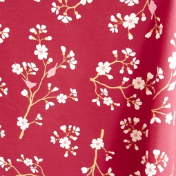 Beschichtete Baumwolle meterwarm Kirsche Bordeaux rot