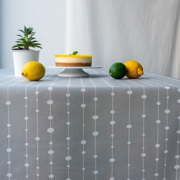  Nappe enduite Perles grise Fleur de Soleil