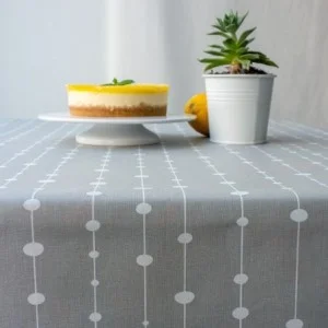  Nappe enduite Perles grise Fleur de Soleil