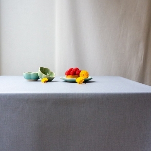 Wipe clean fabric Plain grey