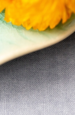 FLEUR DE SOLEIL WIPE CLEAN PLACEMATS PLAIN GREY