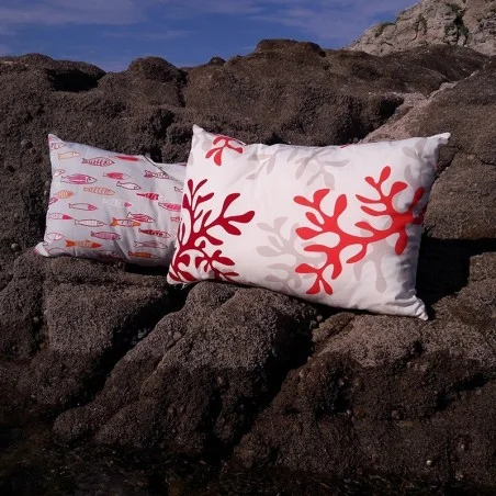 Red Coral Cushion