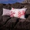 Cuscino in corallo rosso