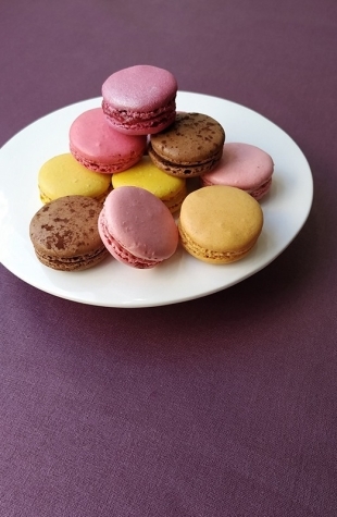 Tischdecke abwaschbar Einfarbige Violett - Fleur de Soleil