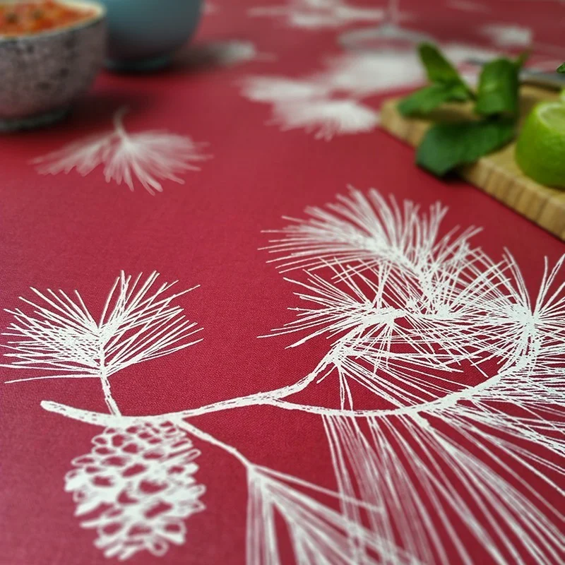 Nappe enduite Pin rouge