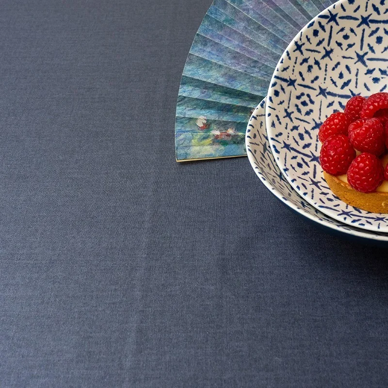 Nappe grise anthracite enduite