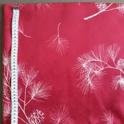 Tessuto in velluto di pino rosso - Fleur de Soleil