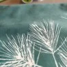 Tissus en velours pin vert