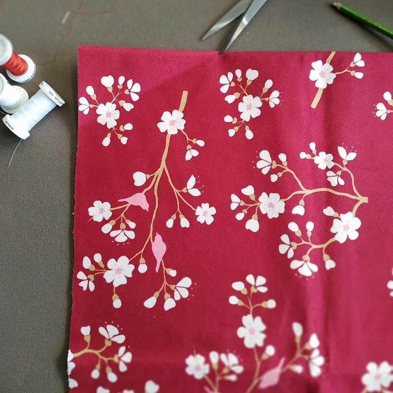 Beschichtete Baumwolle meterwarm Astrancia grau