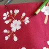 Tessuti in velluto a ciliegia rossa - Fleur de Soleil