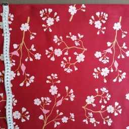 Tessuti in velluto a ciliegia rossa - Fleur de Soleil