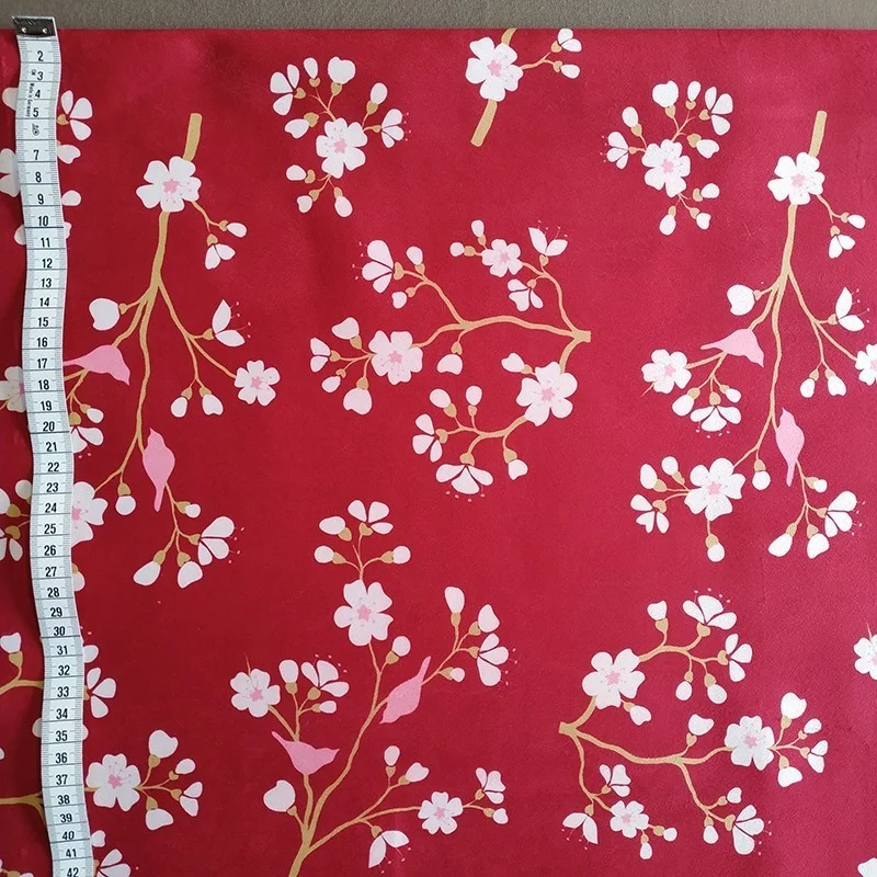 Beschichtete Baumwolle meterwarm Astrancia grau