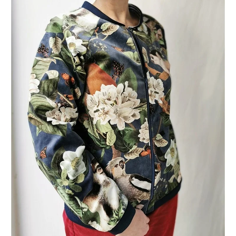 Patron blouson velours