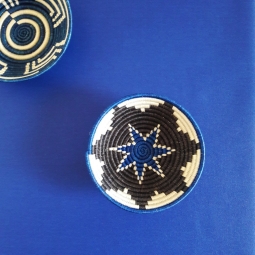 Runner da tavola blu