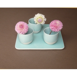 Set de table Corail gris
