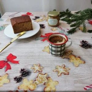 Christmas cotton tablecloth