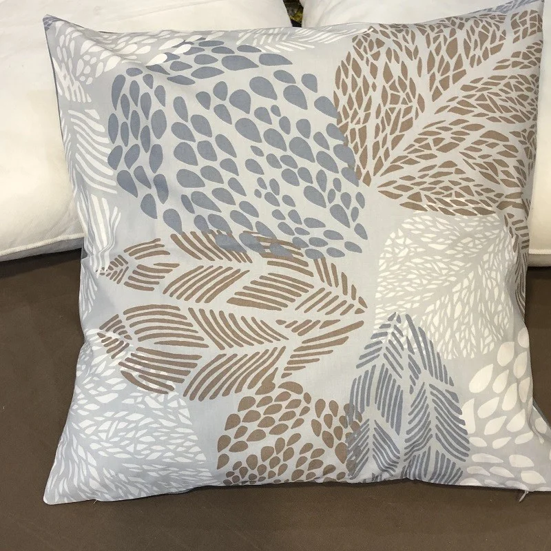 Coussin en coton Feuilles 50x50