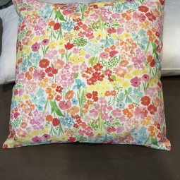 Coussin en coton Jardin Fleuri 50x50