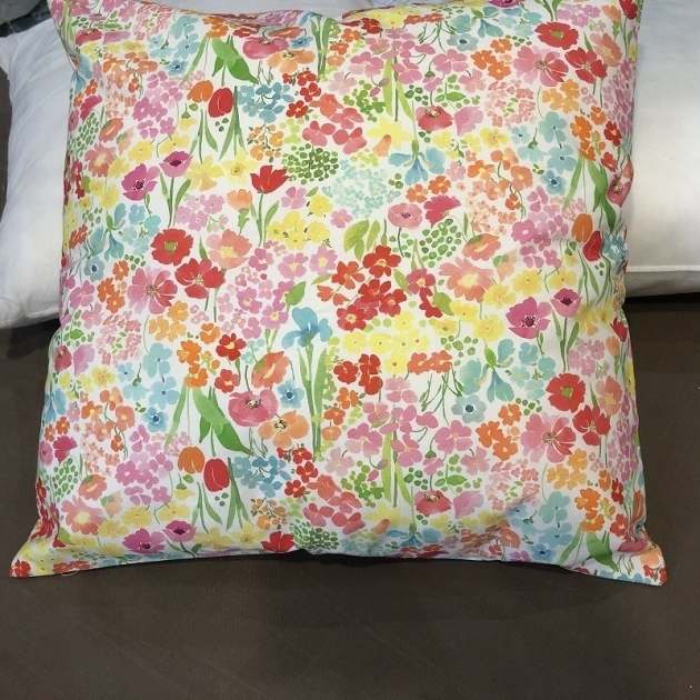 Coussin en coton Jardin Fleuri 50x50