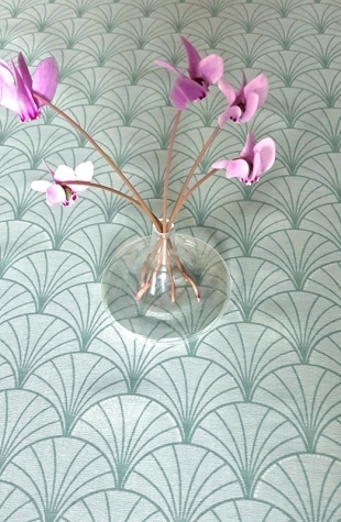 Wipe clean tablecloth Leaves green