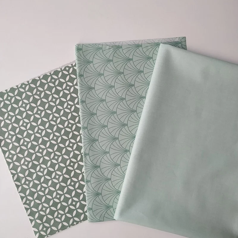 Wax Tischdecke Papyrus Pastell Mint Grün - Fleur de Soleil