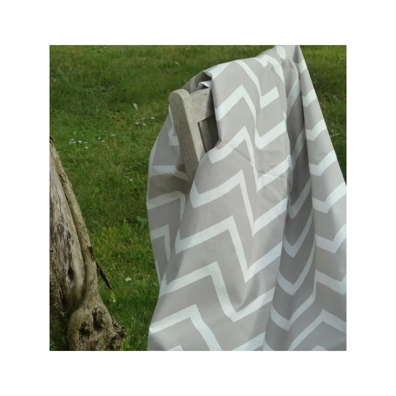  Nappe enduite Graphique beige Fleur de Soleil