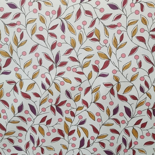 Tessuto impermeabile al metro Tiglio prunga - Fleur de Soleil