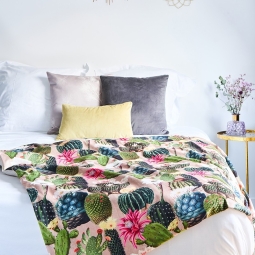 Plaid velours Cactus