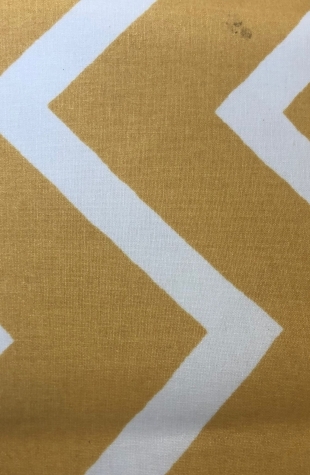 Wipe clean tablecloth Chevron curry round or oval  