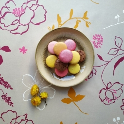 Set de table Corail gris