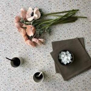 Nappe enduite Pâquerette Rose