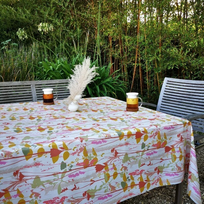 Nappe enduite ronde ou ovale Champêtre rose