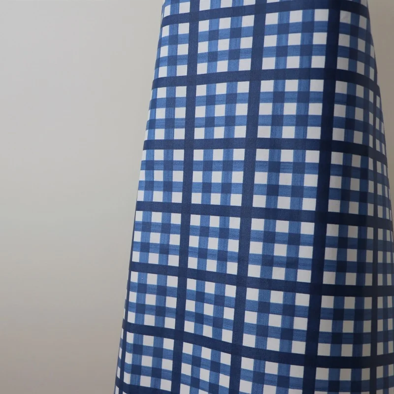 Cooking Apron Gingham blue Stain-resistant Waterproof Fleur de Soleil