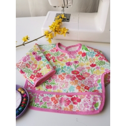 Patron bavoir enfant manches longues