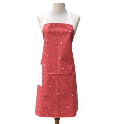 Cooking Apron Confetti coral pink Fleur de Soleil
